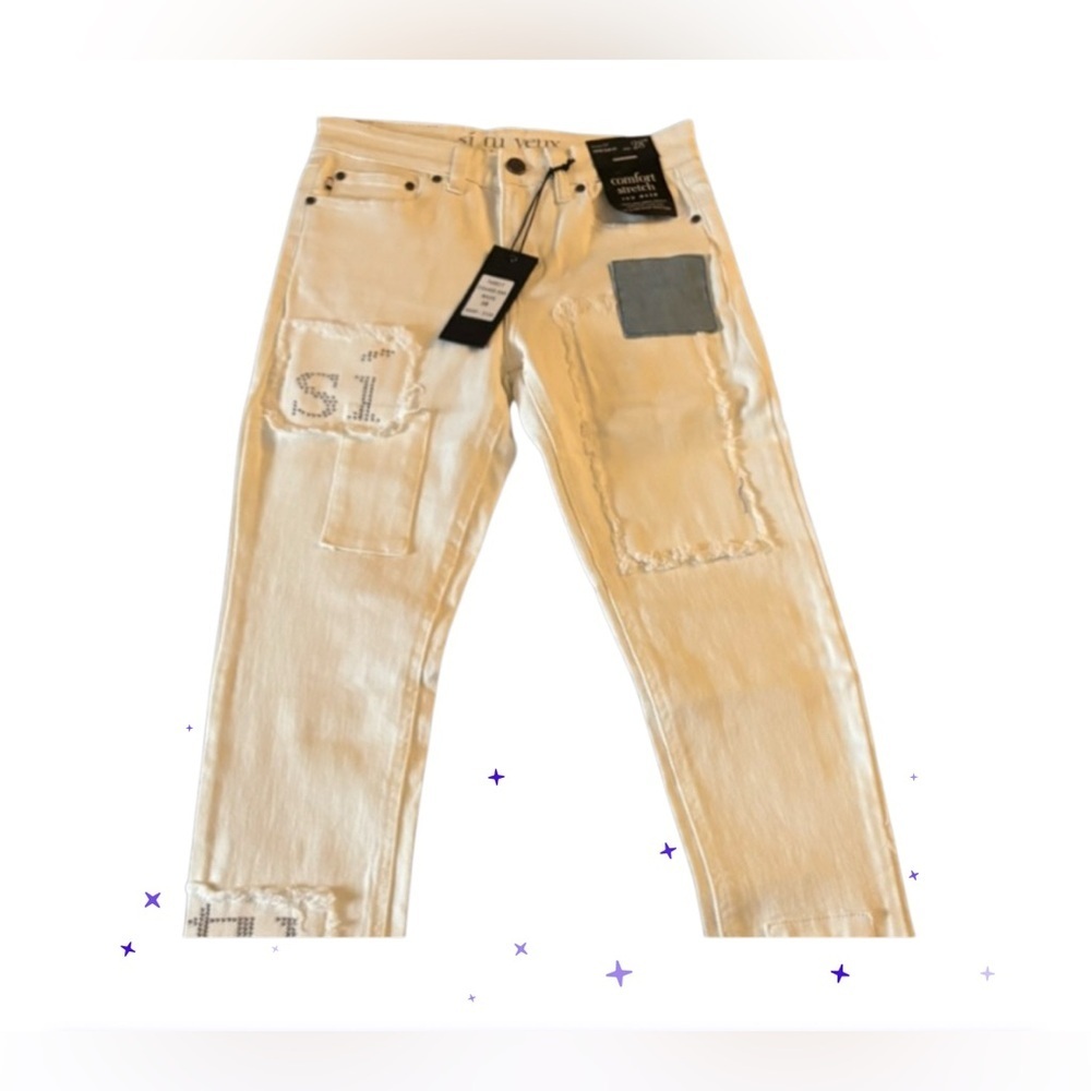 NWT-Si Veux Mens 28  Super Slim Jeans
Embroidered accents
French authentic‎